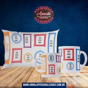 Kit Caneca com Almofada dia das mães (1 caneca e 1 almofada) – Fotos