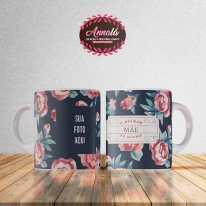 Caneca com foto dia das mães – A melhor mãe do mundo!