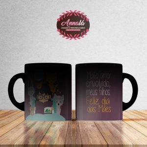 Caneca mágica dia das mães  – muito amor envolvido, meus filhos