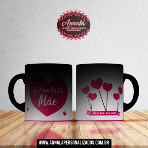 Caneca mágica dia das mães – Te amo muito mãe