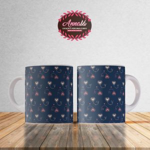 Canecas dia dos namorados – Caneca detalhes pequenos corações