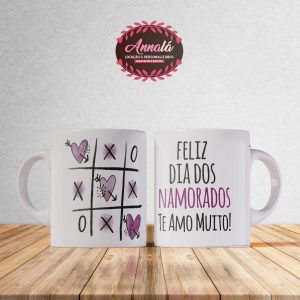 Canecas dia dos namorados – Feliz dia dos namorados te amo muito!